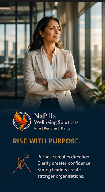 Rise with Purpose — Purpose creates direction. Clarity creates confidence. Strong leaders create stronger organisations.